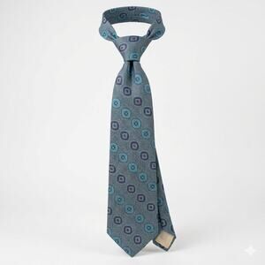 Blue Green Men's Tie